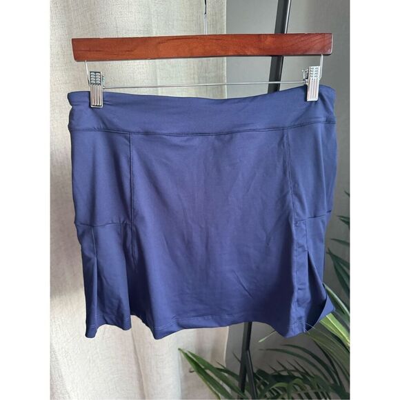 Lillie Green Golf Tennis Skirt Skort‎ Navy Blue Medium - Picture 4 of 4